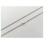 Λευκόχρυση Αλυσίδα 14Κ "Μάτι της Τίγρης"